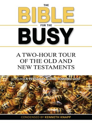cover image of The Bible for the Busy
